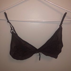 Purple sheer Bralette size medium